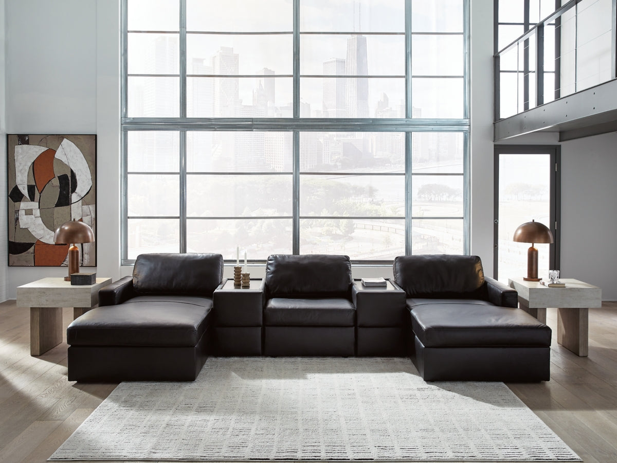 Modmax II 5-Piece Double Chaise Sectional with Storage Consoles