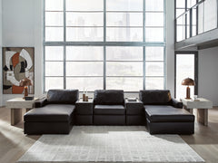 Modmax II 5-Piece Double Chaise Sectional with Storage Consoles