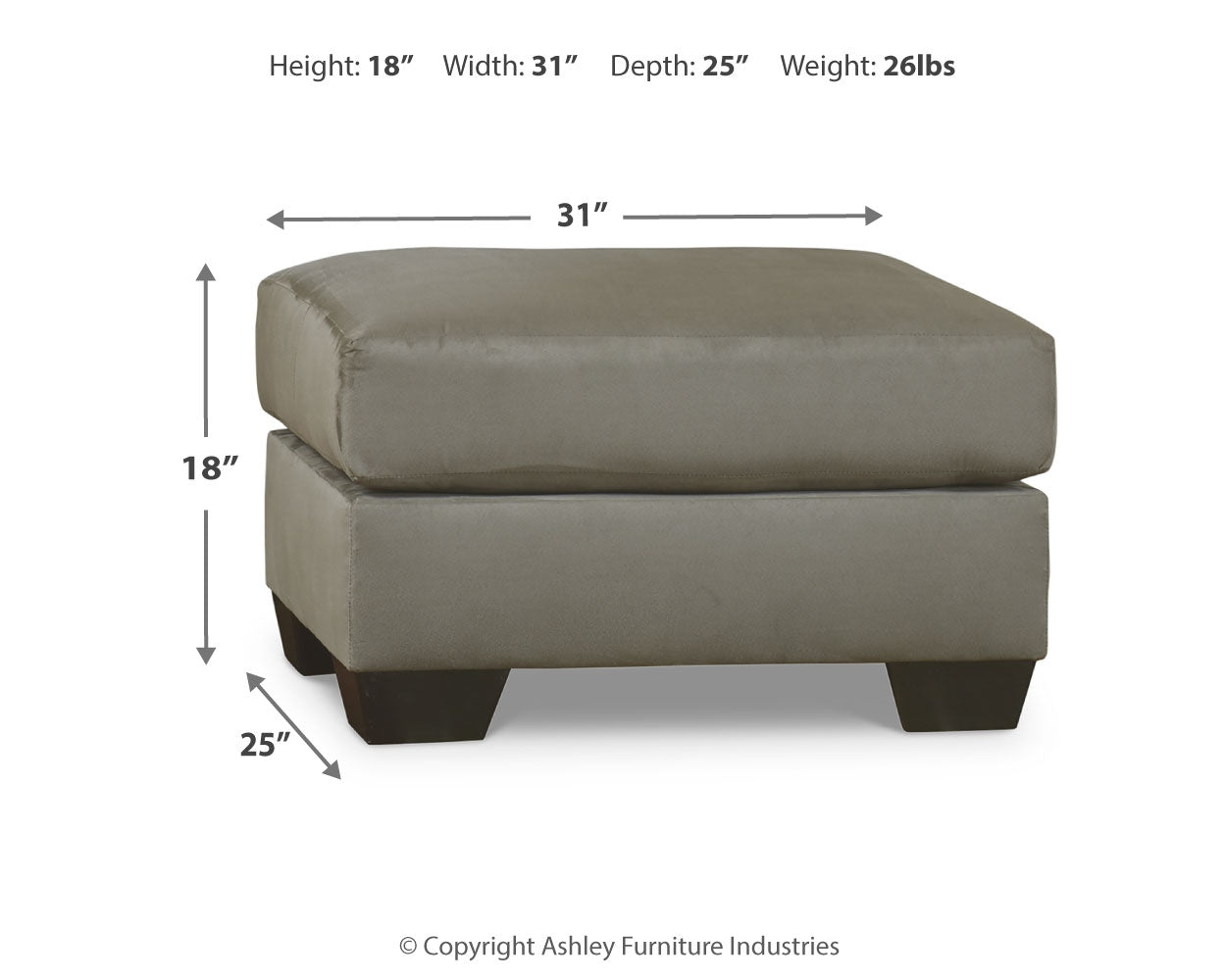 Darcy Sofa, Chair and Ottoman