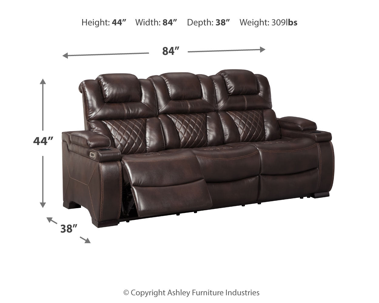 Warnerton Power Reclining Sofa and Recliner