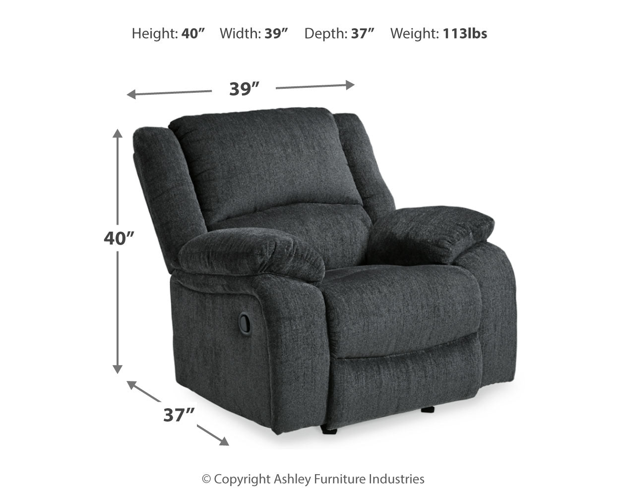 Draycoll Reclining Sofa and Recliner