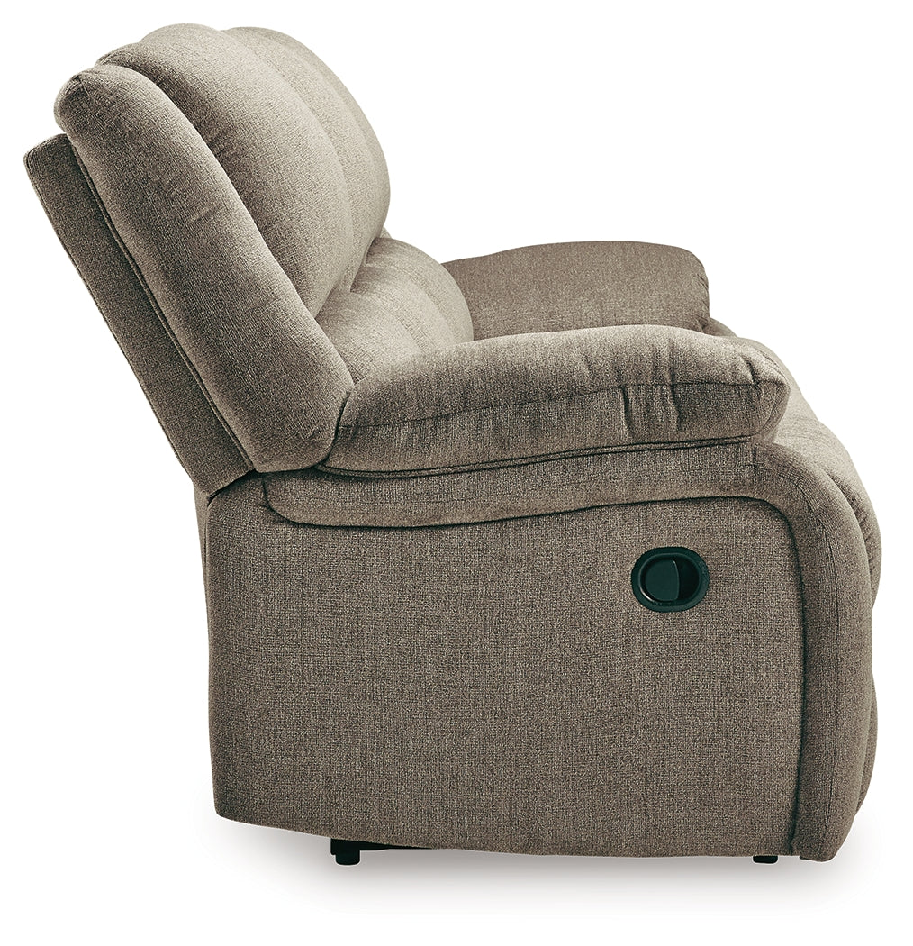 Draycoll Reclining Sofa and Power Reclining Loveseat