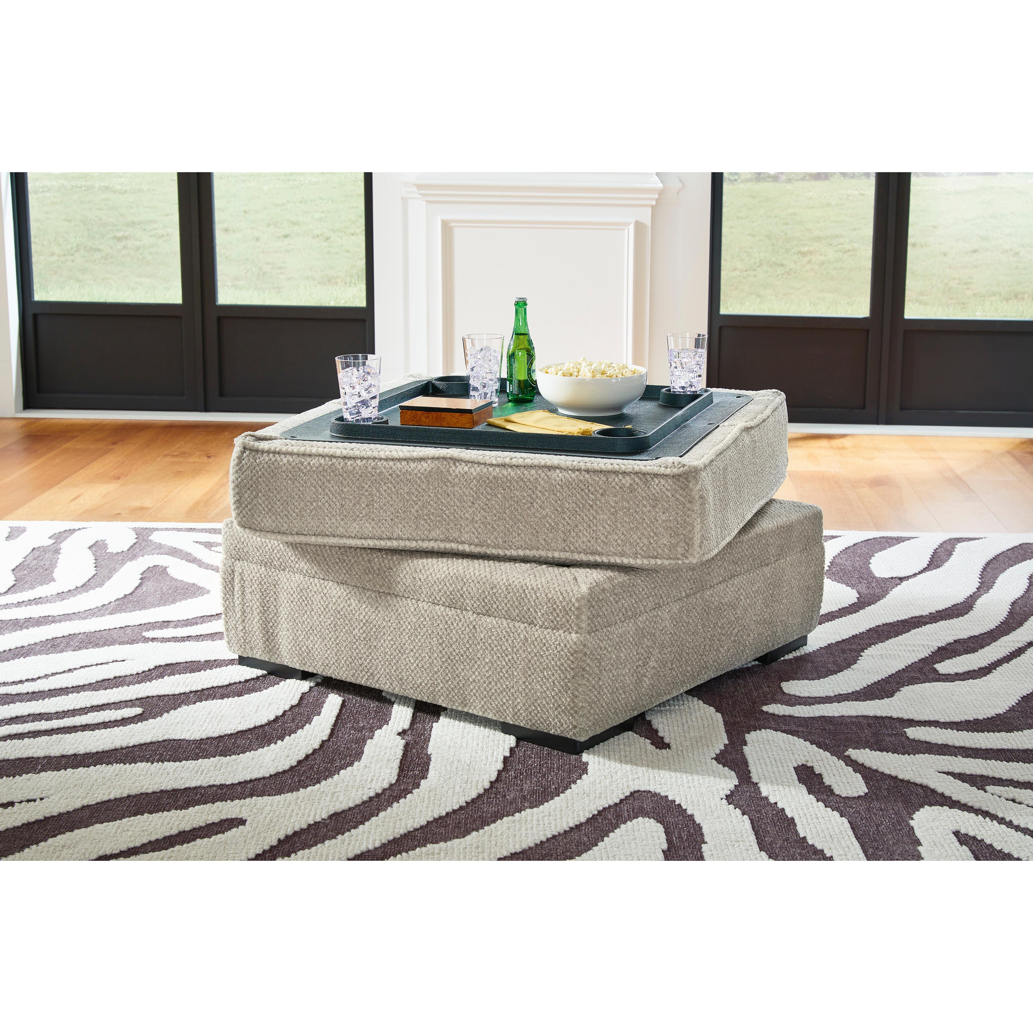 Calnita Fabric Storage Ottoman - MyWaynesHome #