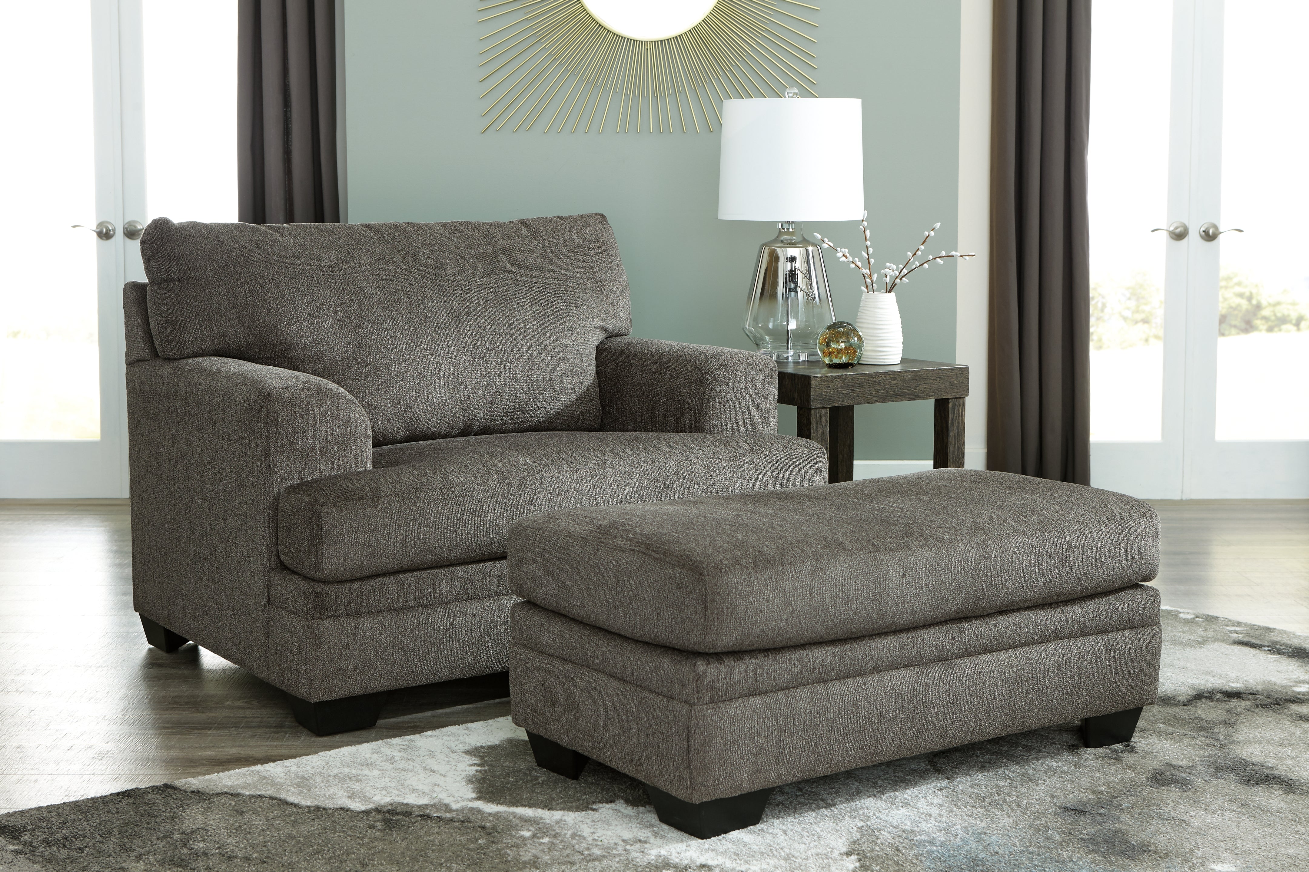 Dorsten Oversized Chair and Ottoman