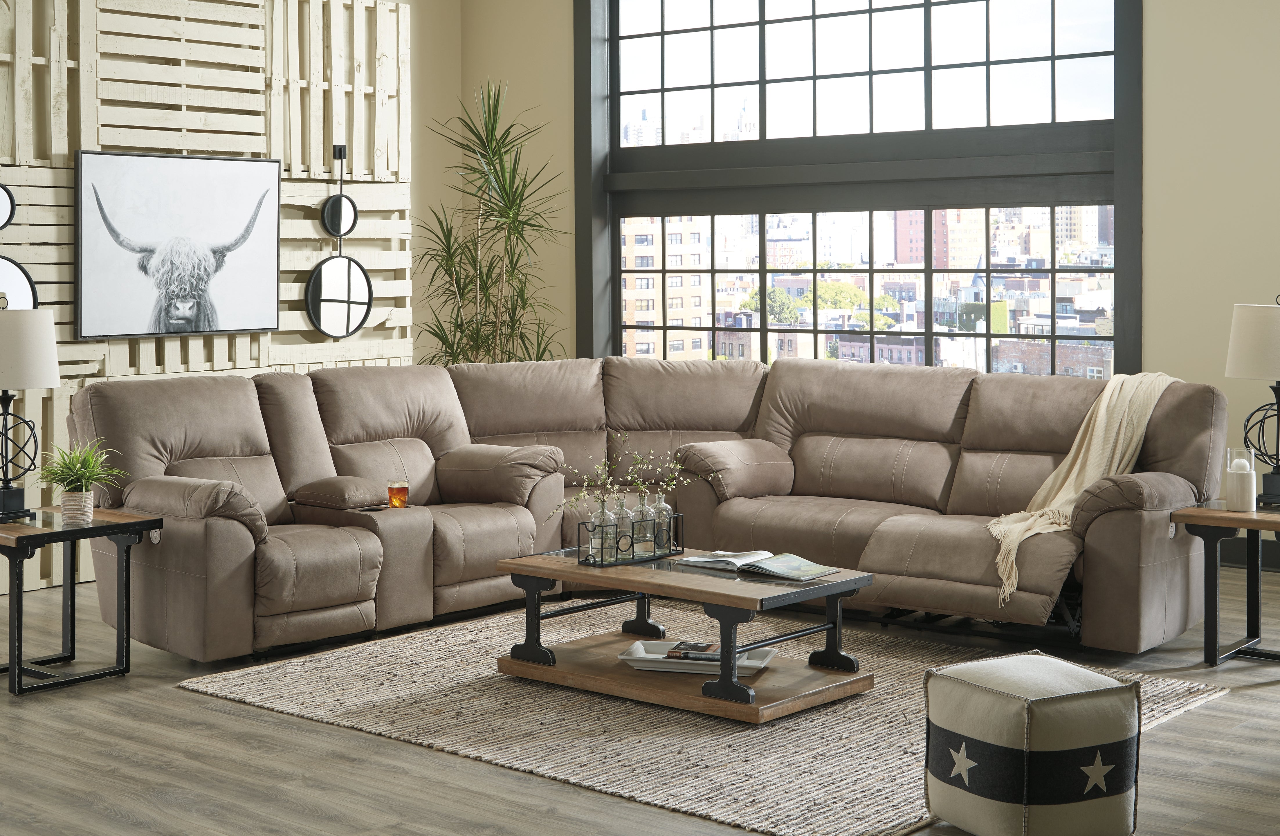 Cavalcade 3-Piece Power Reclining Sectional - MyWaynesHome #