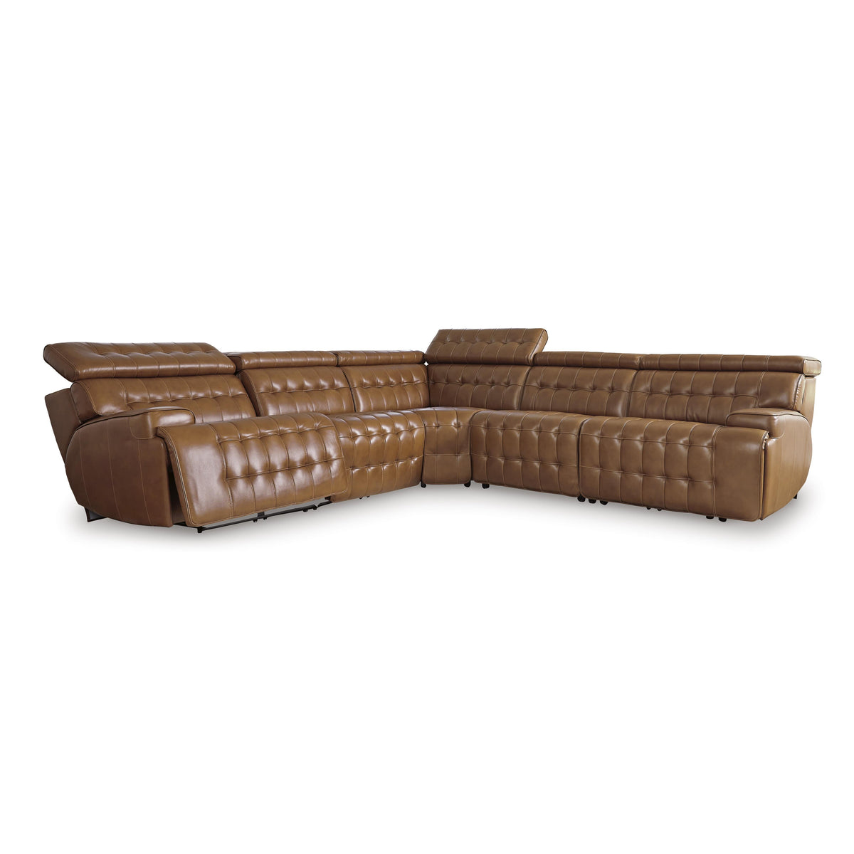 Temmpton 5-Piece Power Reclining Sectional - MyWaynesHome #