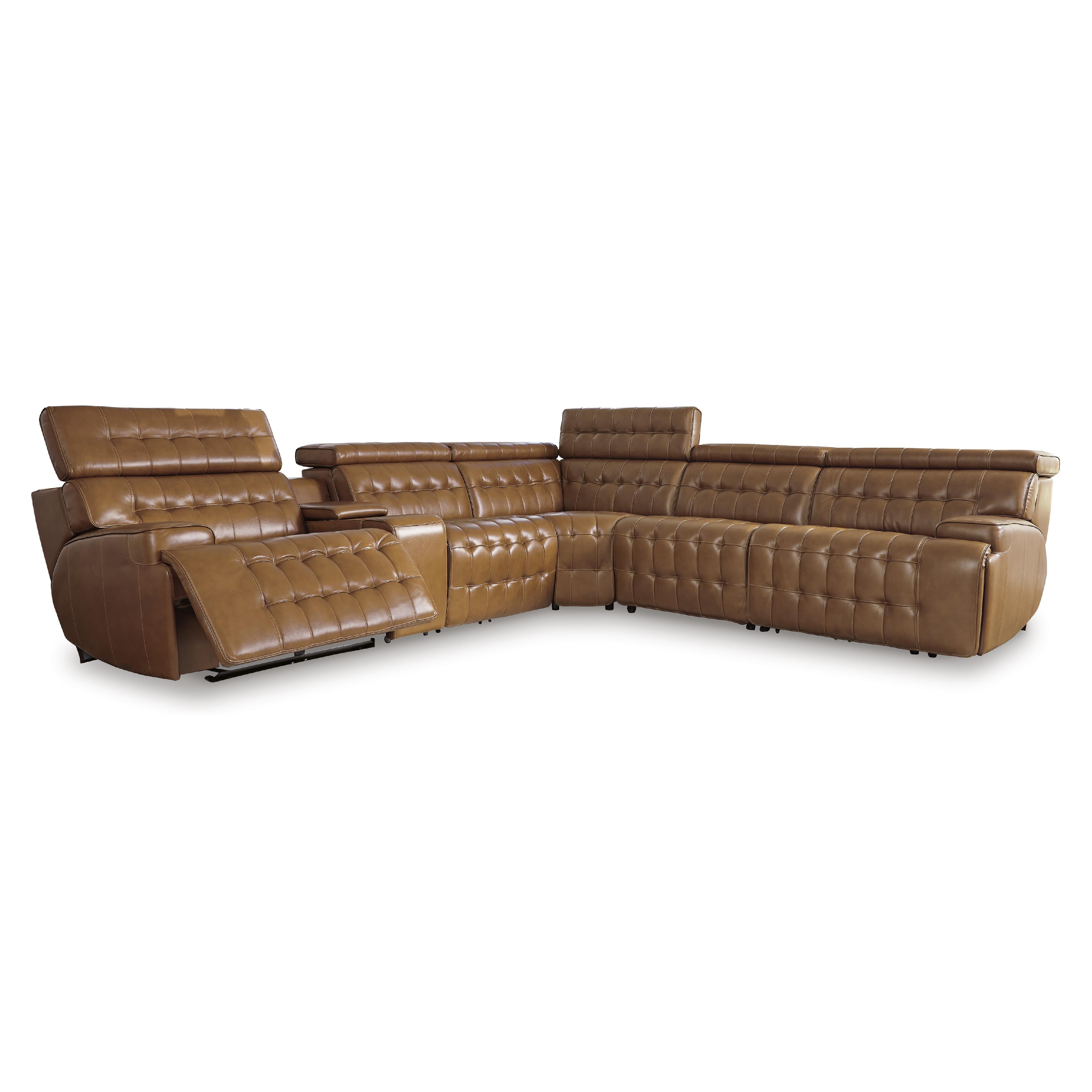 Temmpton 6-Piece Power Reclining Sectional - MyWaynesHome #