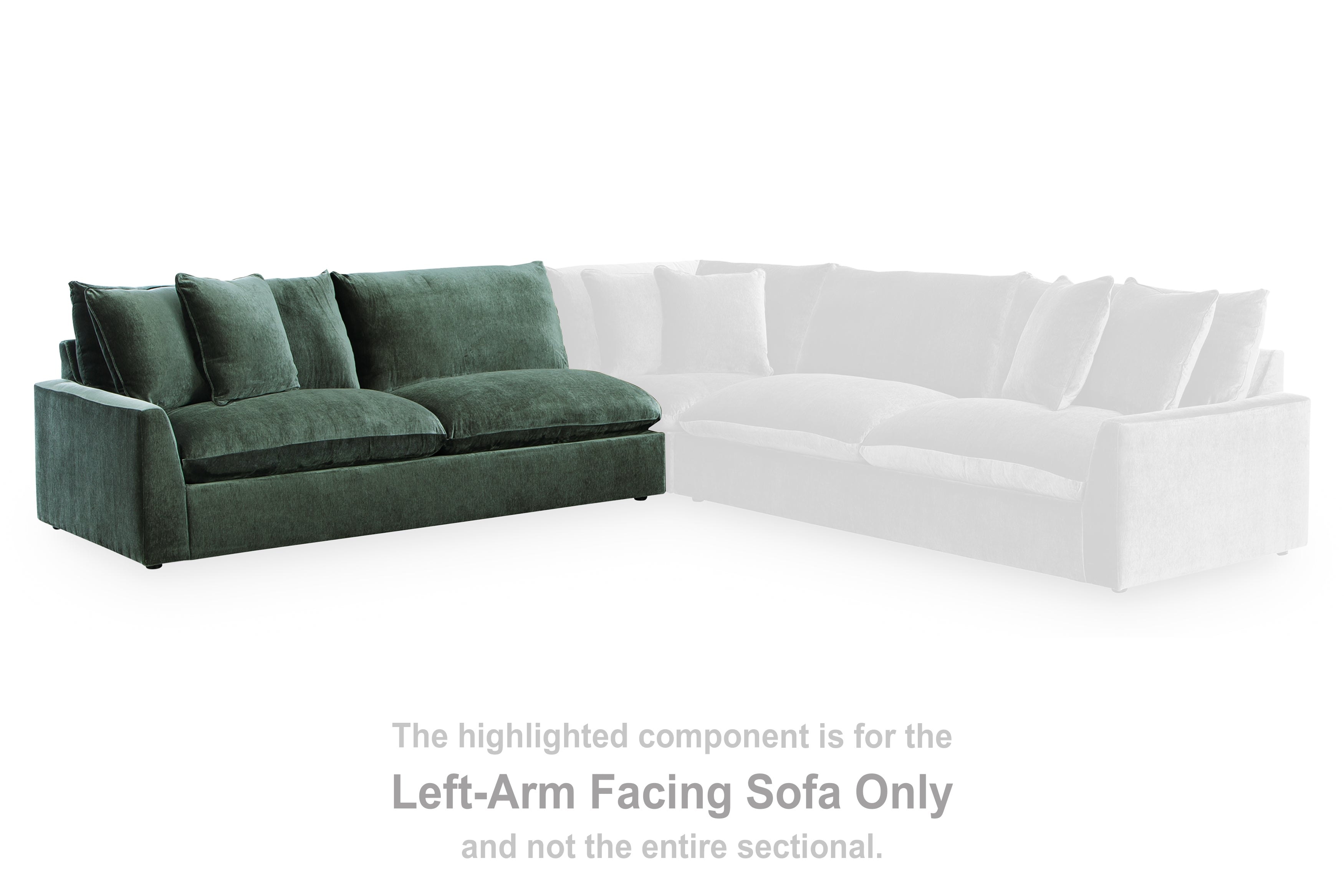Carriage View Left-Arm Facing Sofa