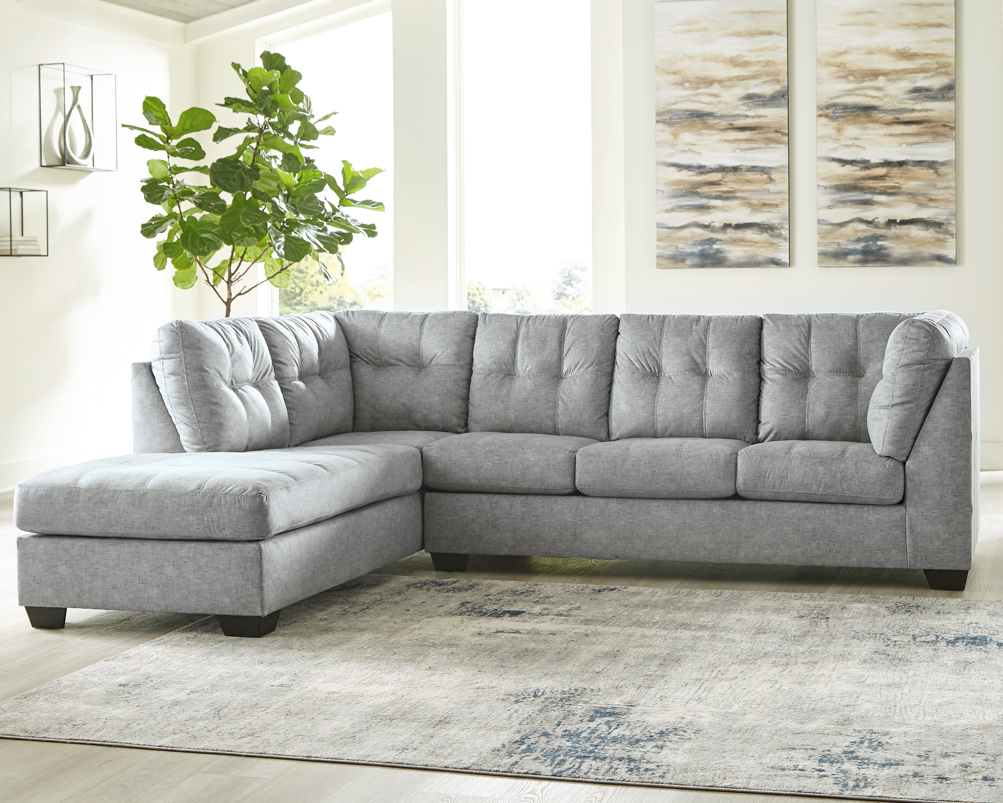 Falkirk 2-Piece Sectional with Chaise