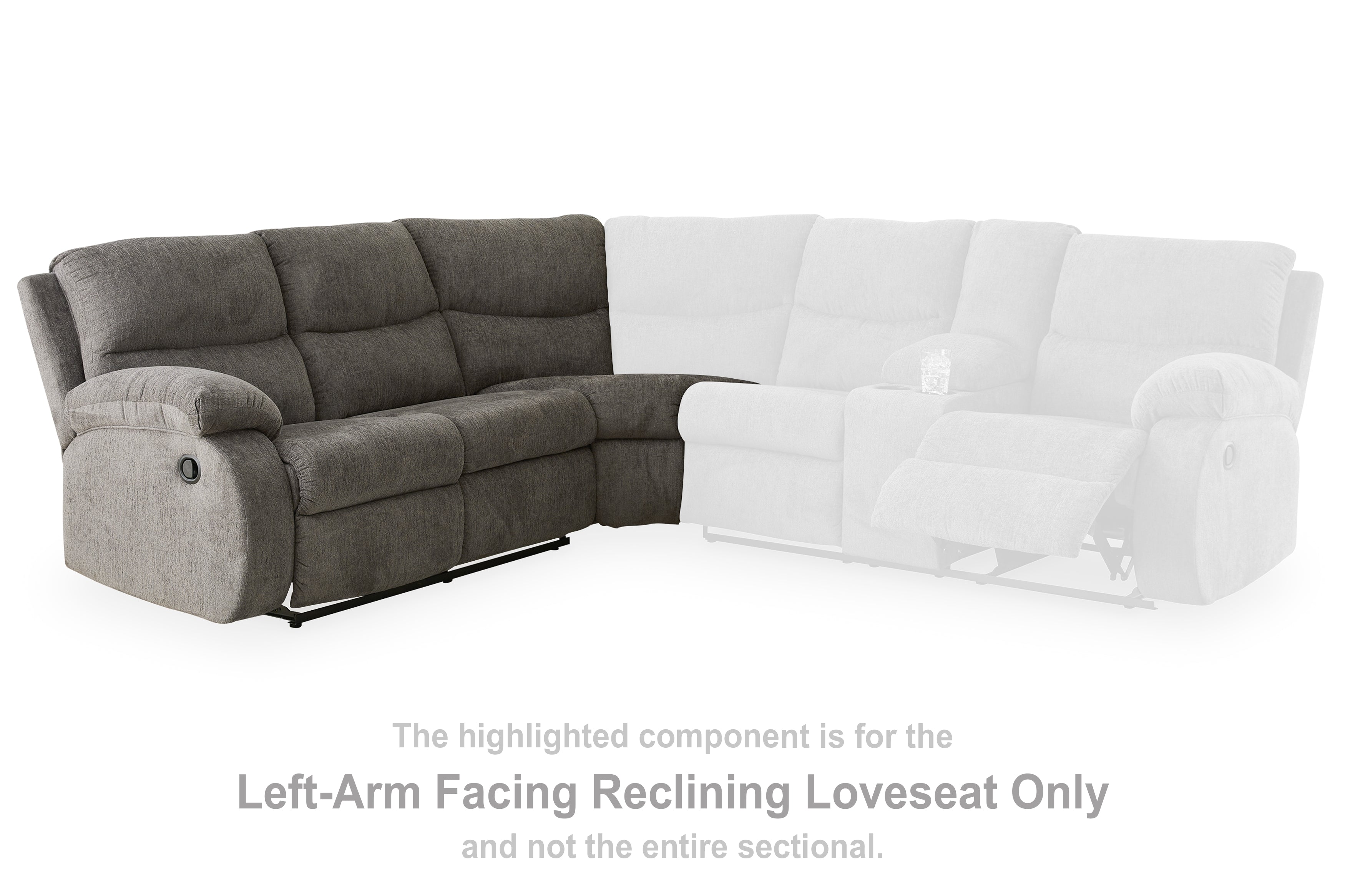 Museum Left-Arm Facing Reclining Loveseat