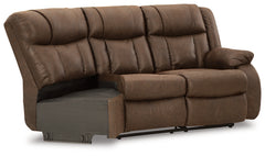 Trail Boys Right-Arm Facing Reclining Loveseat