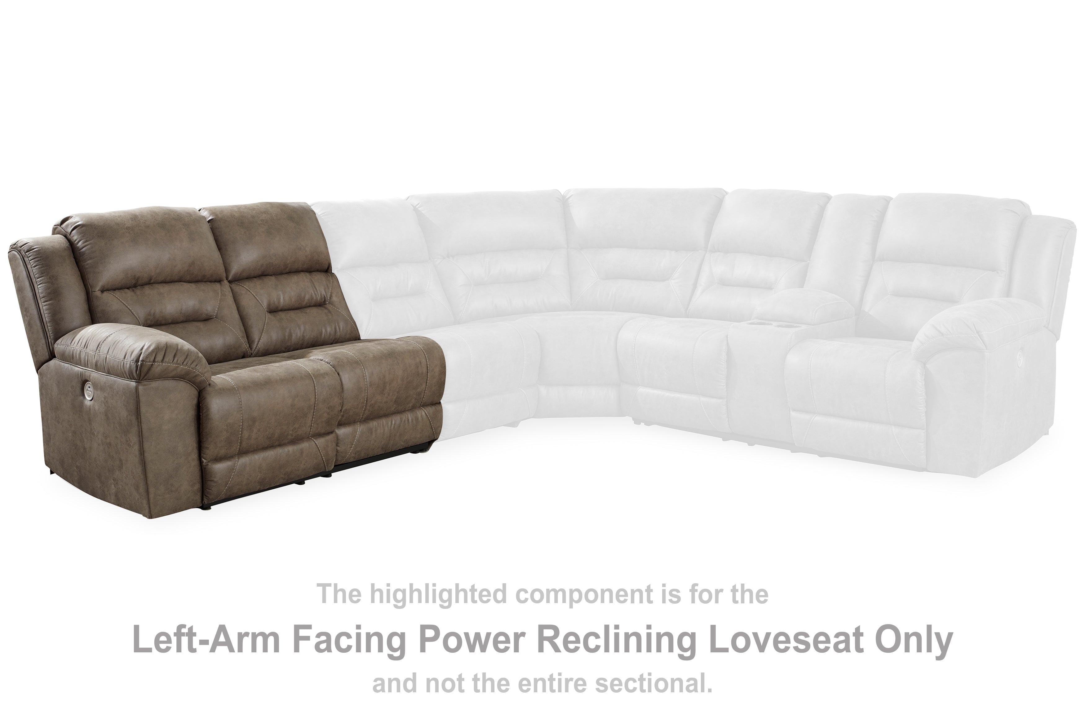 Ravenel Left-Arm Facing Power Reclining Loveseat