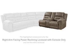 Ravenel Right-Arm Facing Power Reclining Loveseat with Console
