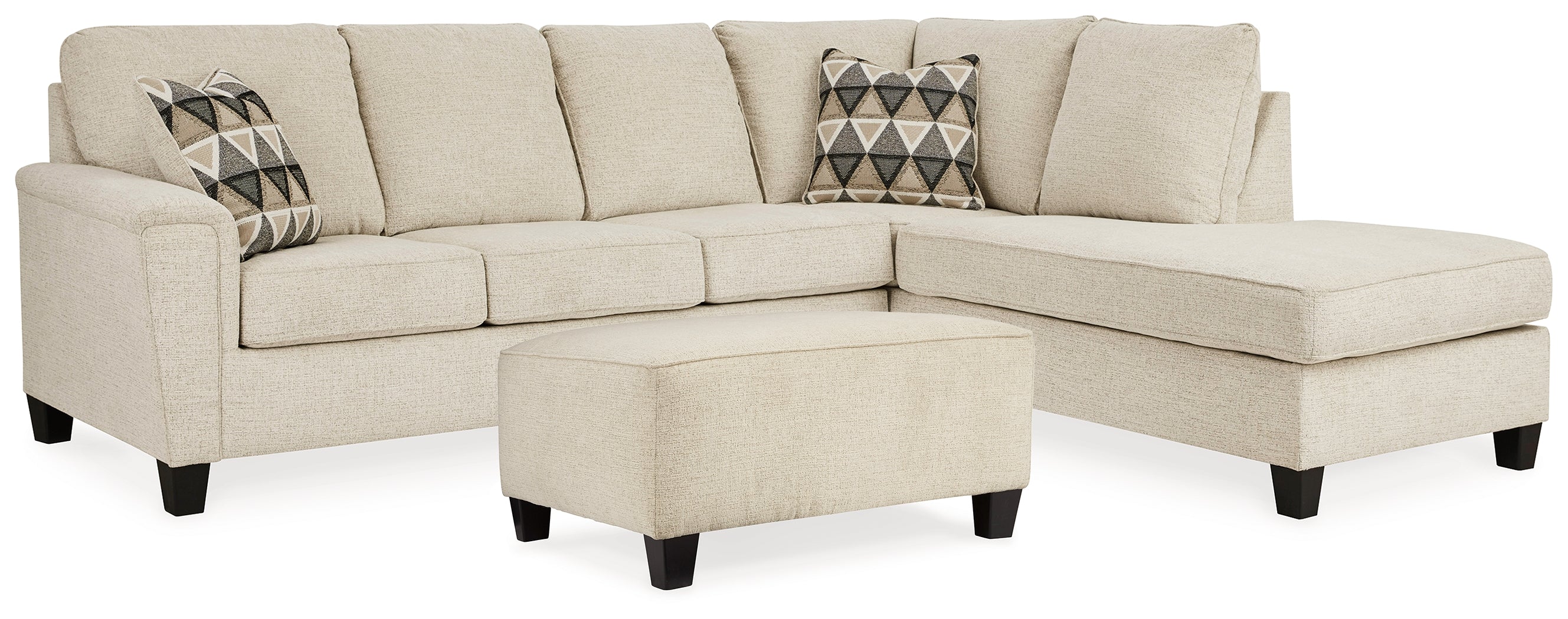 Abinger 2-Piece Sectional with Chaise and Ottoman