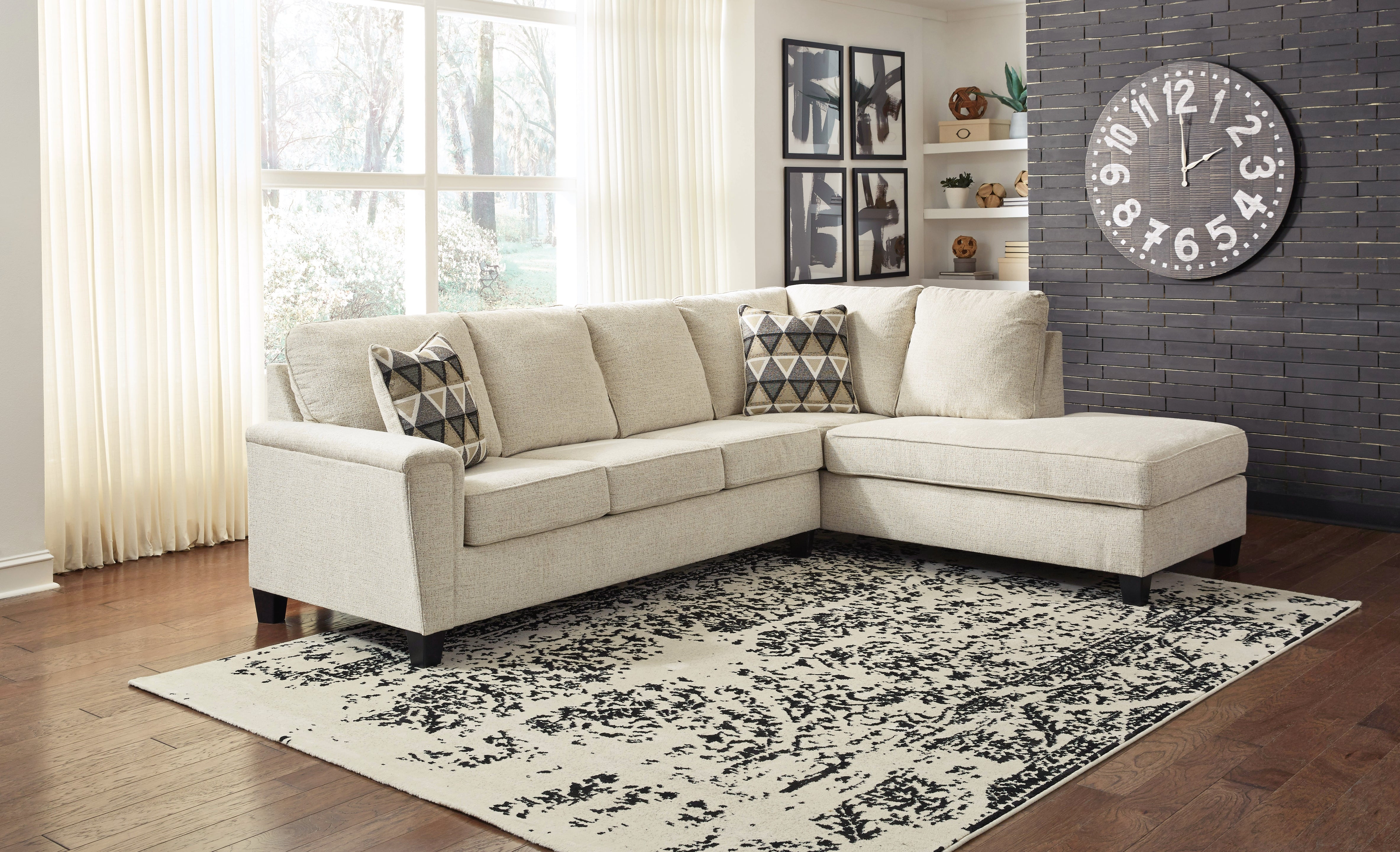 Abinger 2-Piece Sectional with Chaise and Ottoman
