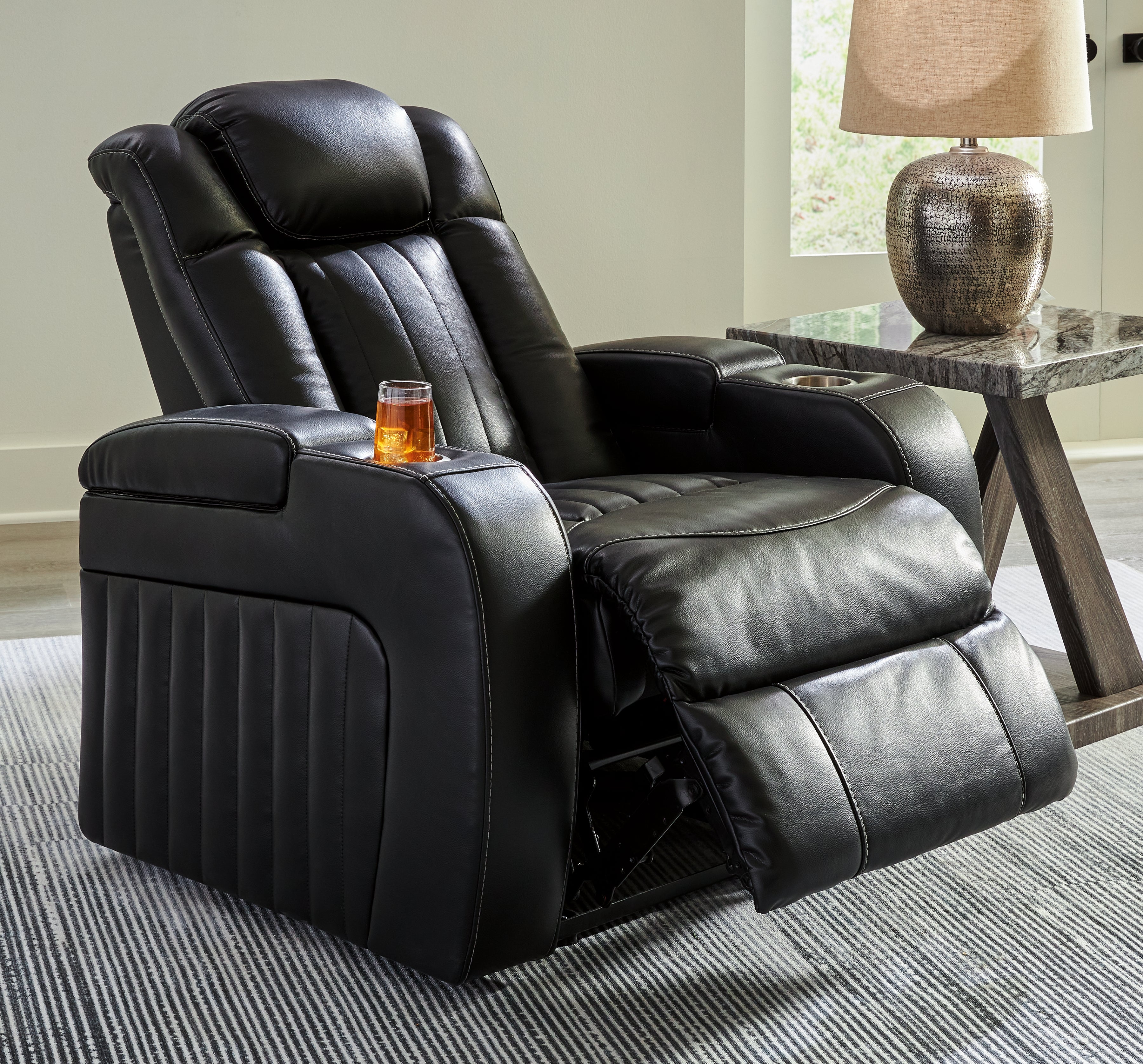 Caveman Den Power Reclining Sofa, Loveseat and Recliner