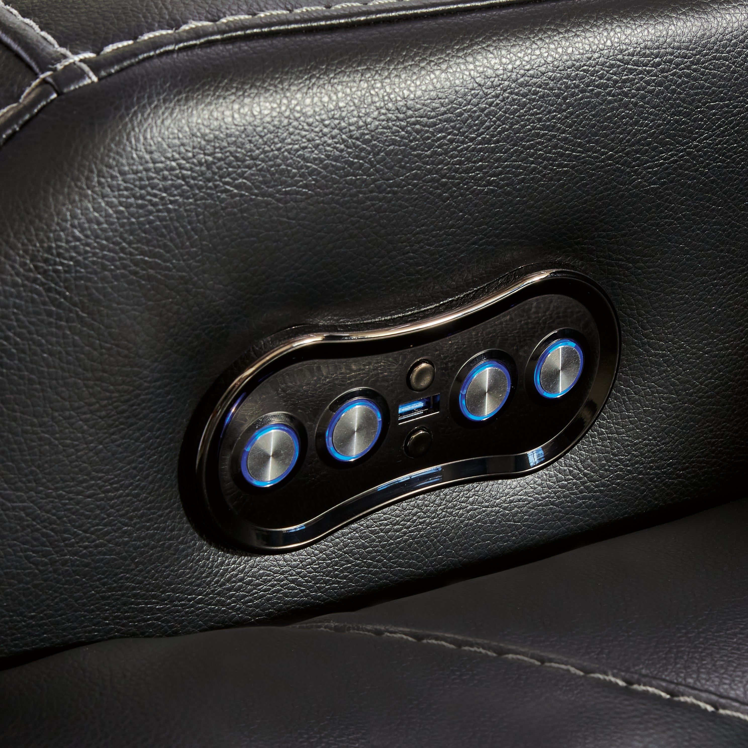 Caveman Den Power Reclining Sofa, Loveseat and Recliner