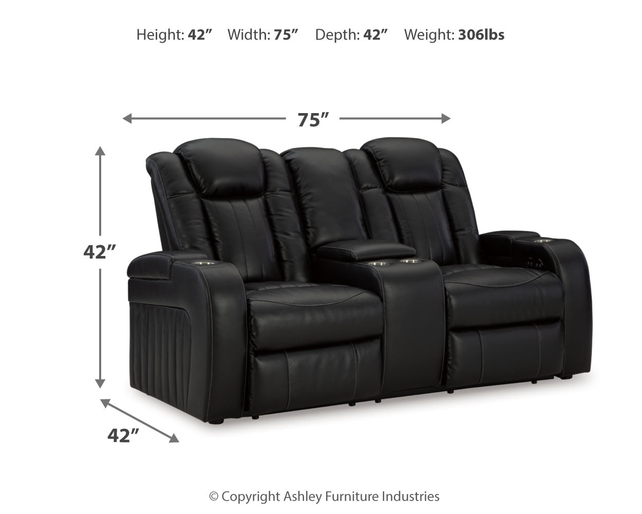 Caveman Den Power Reclining Sofa, Loveseat and Recliner