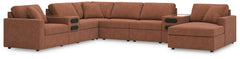 Modmax 8-Piece Sectional with Audio System and Chaise