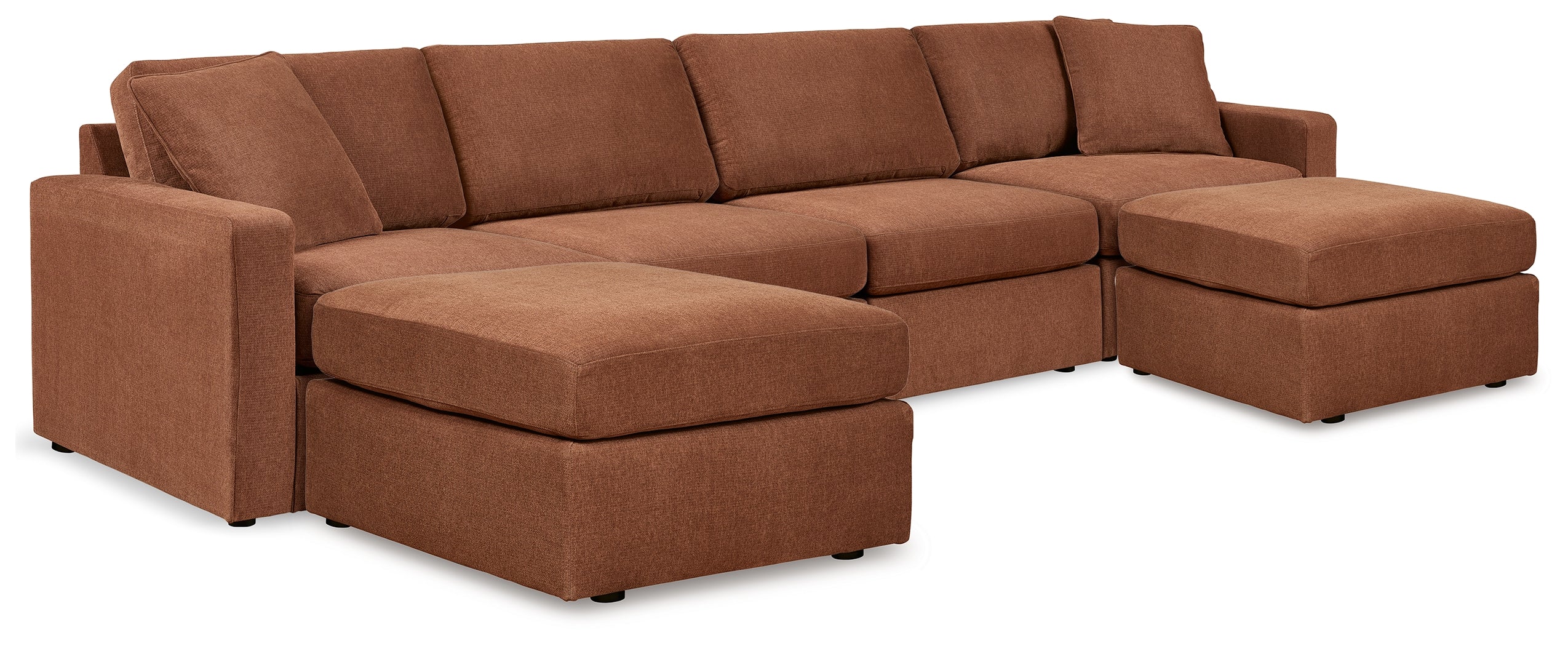 Modmax 4-Piece Sectional and 2 Ottomans - MyWaynesHome #