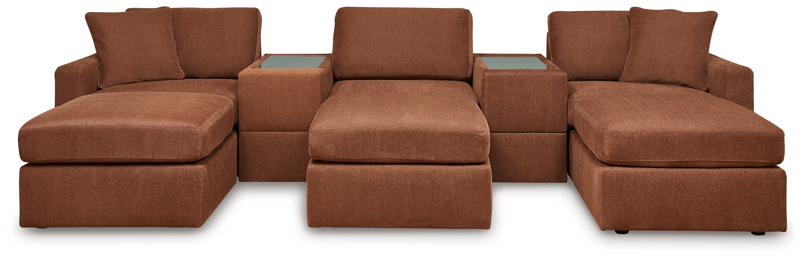 Modmax 5-Piece Sectional and 3 Ottomans - MyWaynesHome #