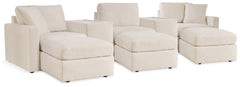 Modmax 5-Piece Sectional and 3 Ottomans - MyWaynesHome #