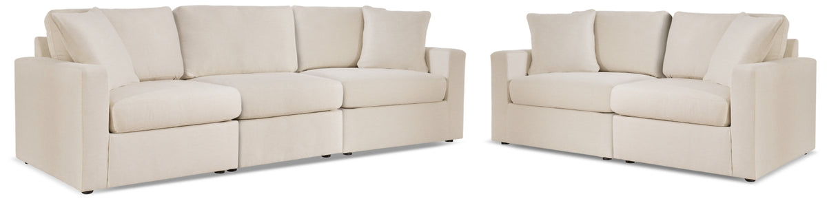 Modmax 3-Piece Sectional Sofa and 2-Piece Sectional Loveseat
