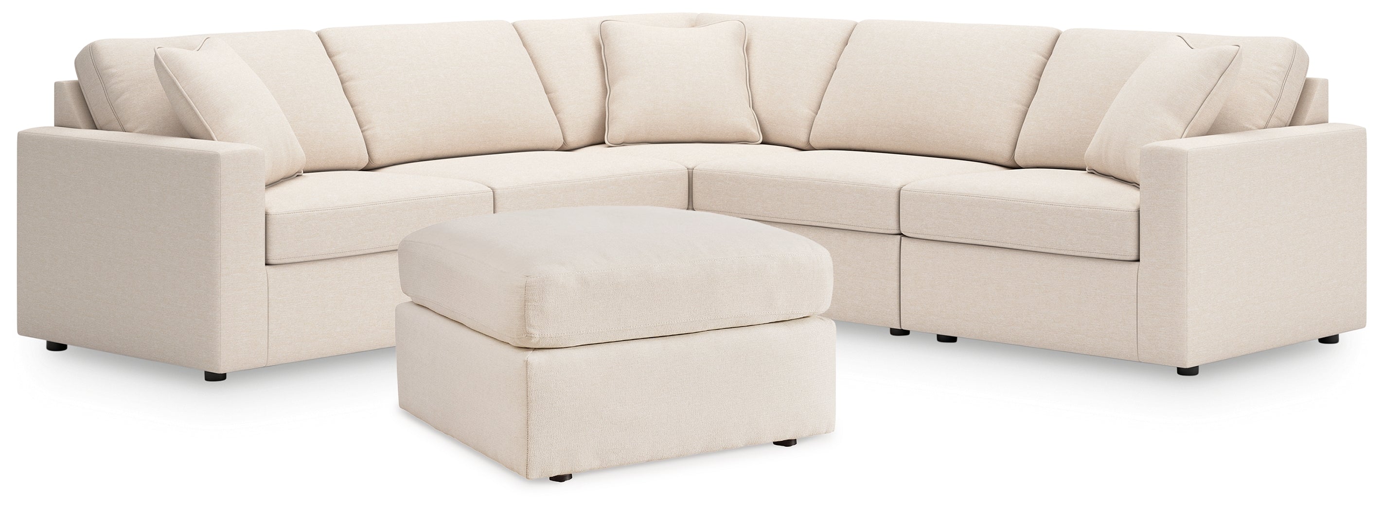 Modmax 5-Piece Sectional and Ottoman - MyWaynesHome #