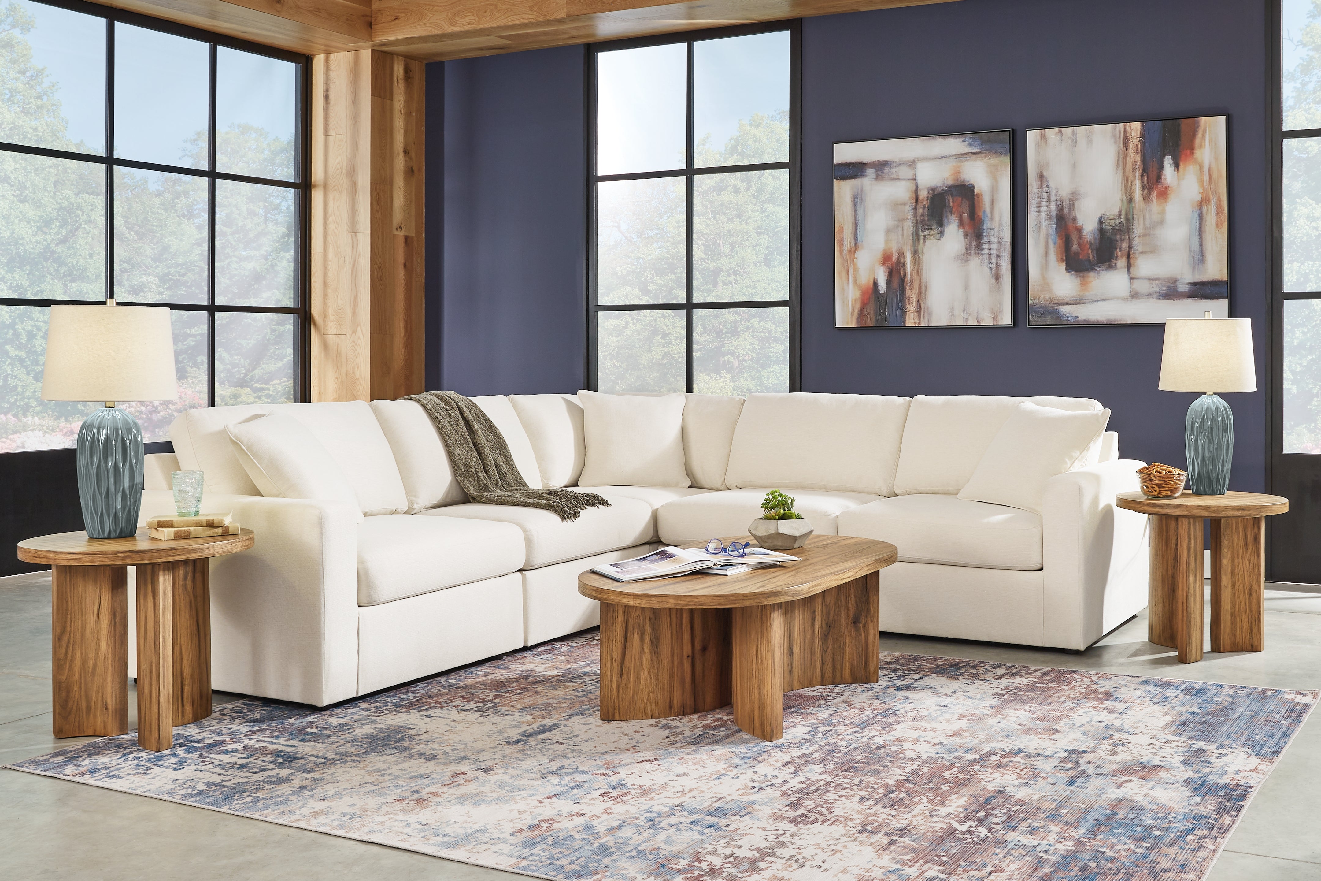 Modmax 5-Piece Sectional and Ottoman - MyWaynesHome #