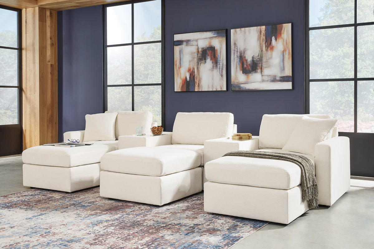 Modmax 5-Piece Sectional and 3 Ottomans - MyWaynesHome #