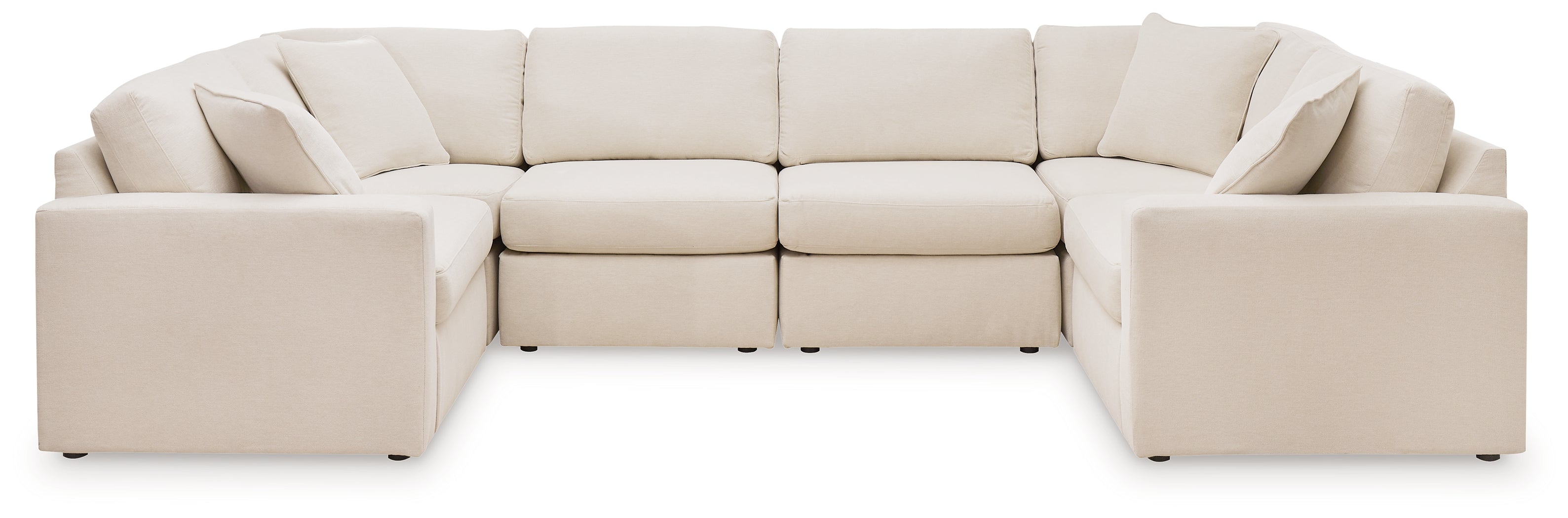 Modmax 6-Piece Sectional with Storage Console - MyWaynesHome #