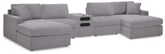 Modmax 5 Piece Sectional with Audio Console