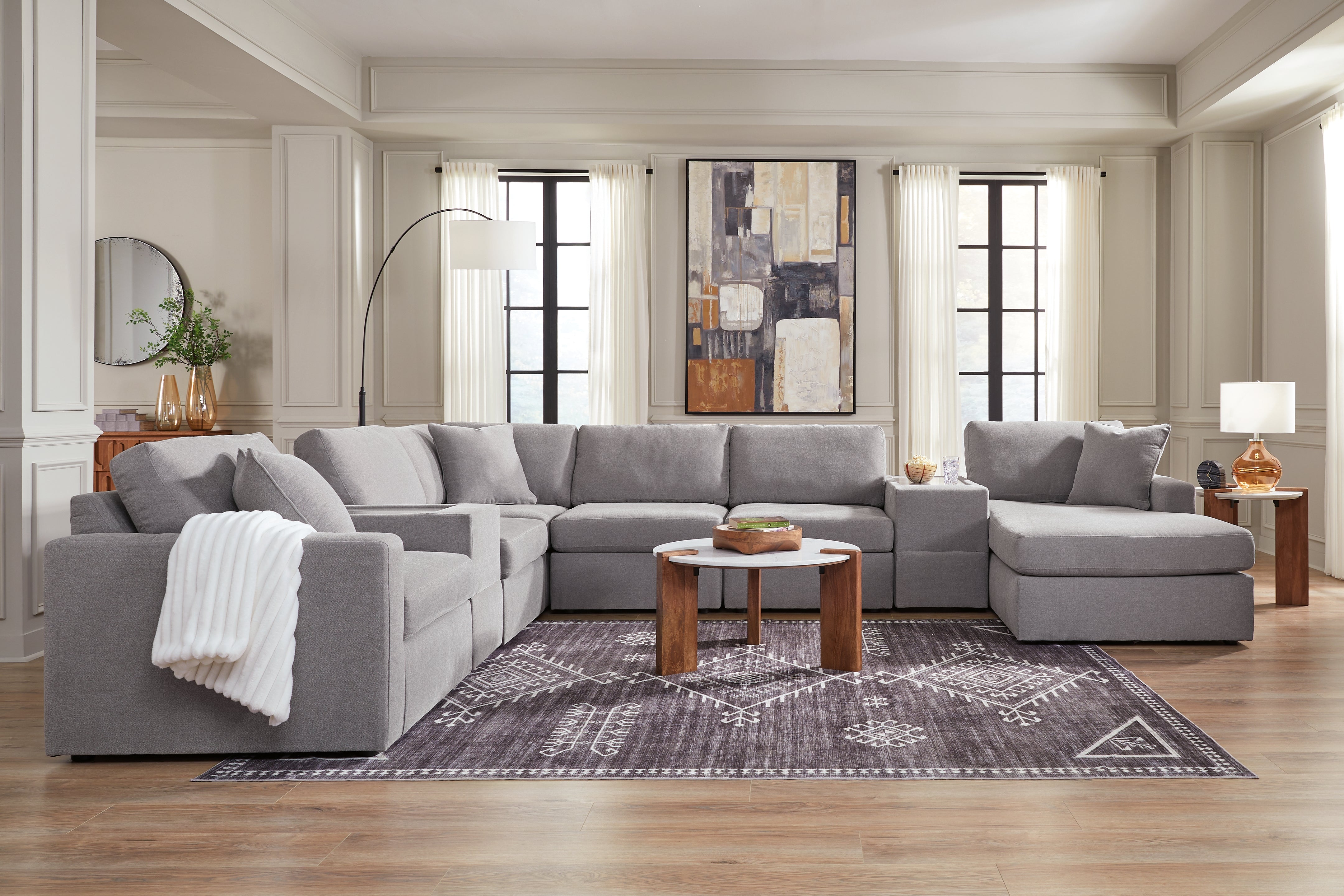 Modmax 8-Piece Sectional with Chaise - MyWaynesHome #