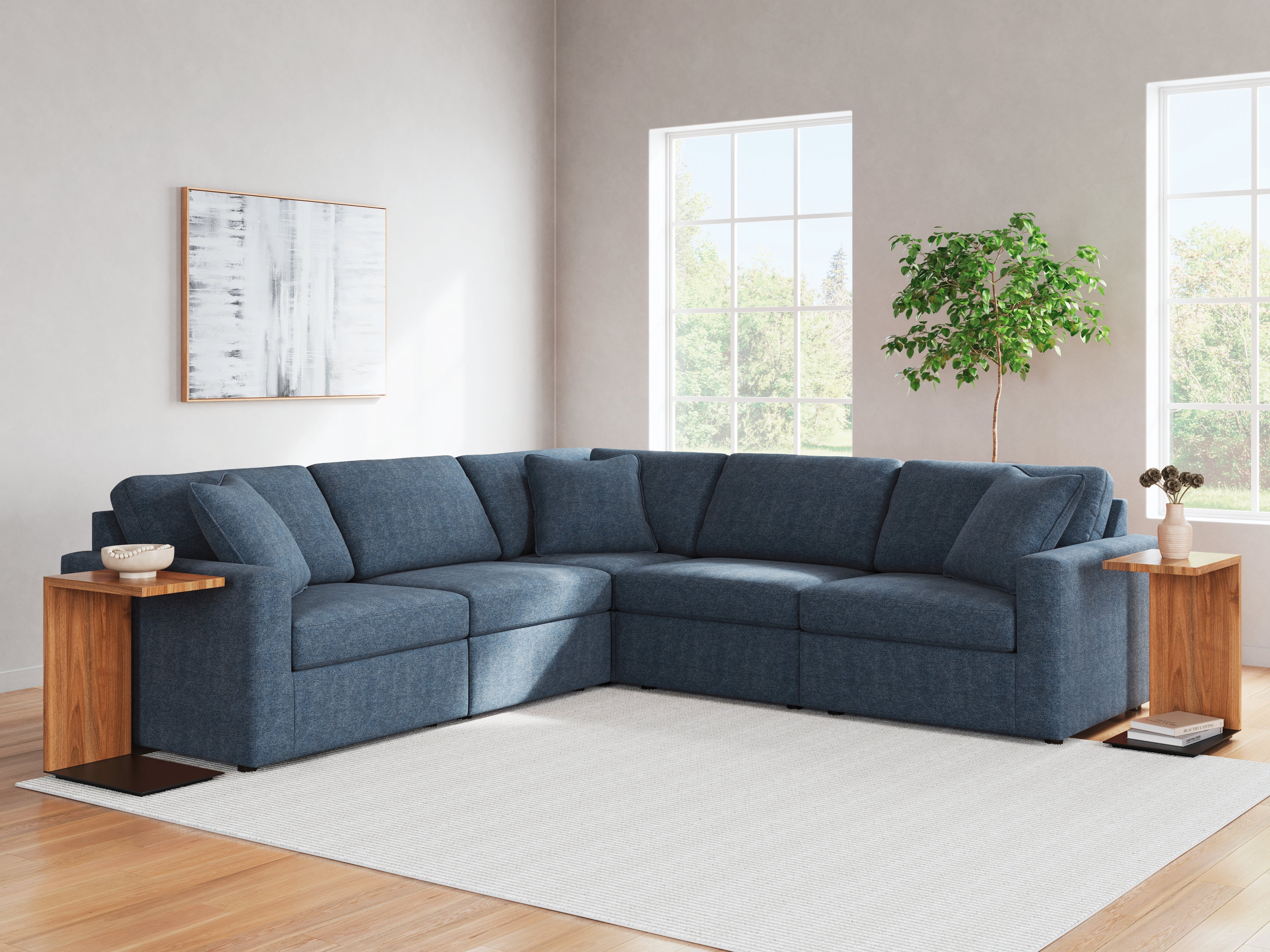 Modmax 5-Piece Sectional and Ottoman - MyWaynesHome #