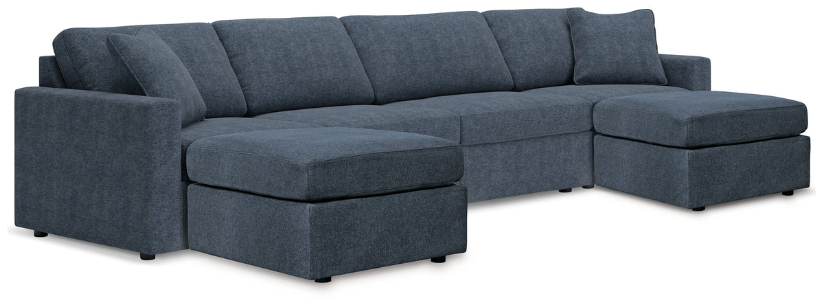 Modmax 4-Piece Sectional and 2 Ottomans - MyWaynesHome #