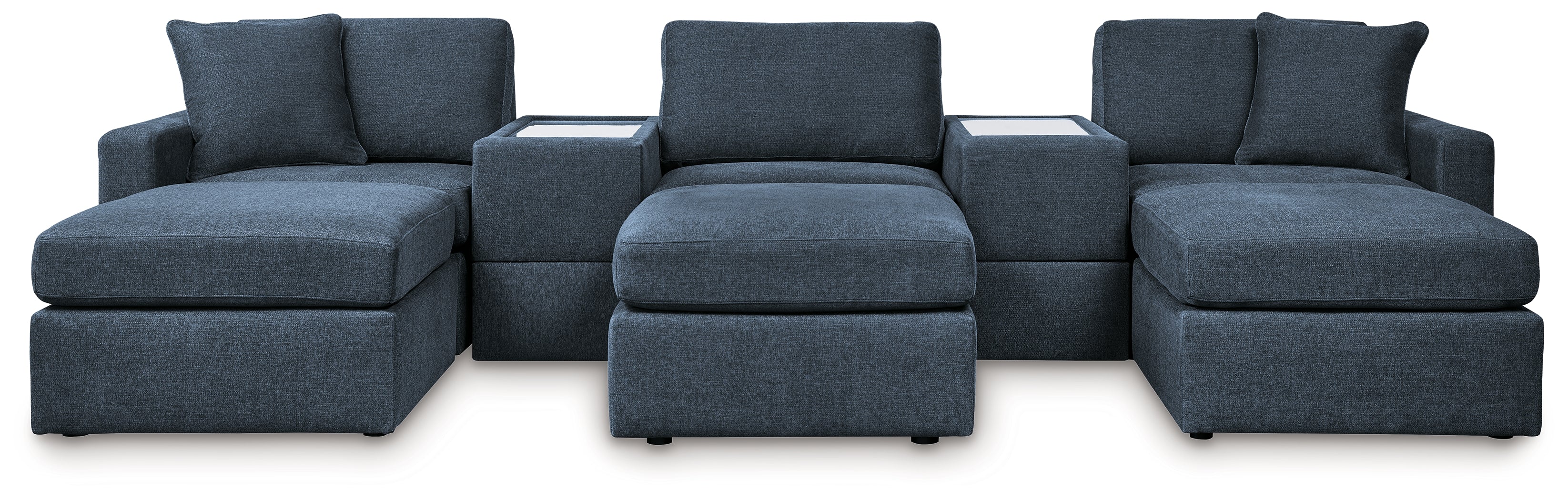 Modmax 5-Piece Sectional and 3 Ottomans - MyWaynesHome #