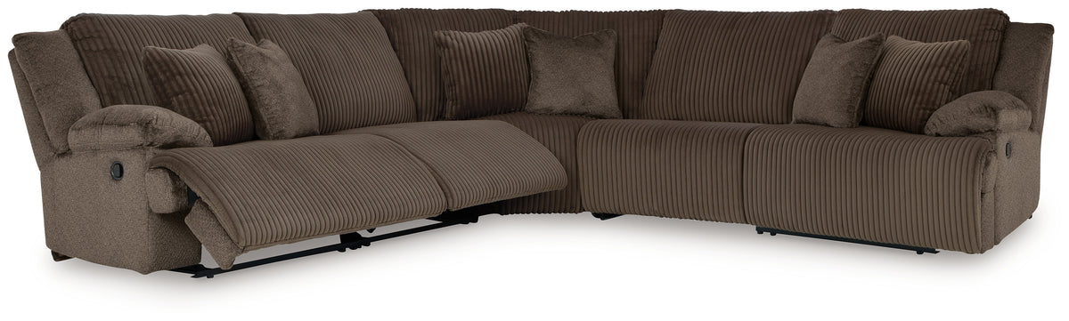 Top Tier 5-Piece Reclining Sectional - MyWaynesHome #