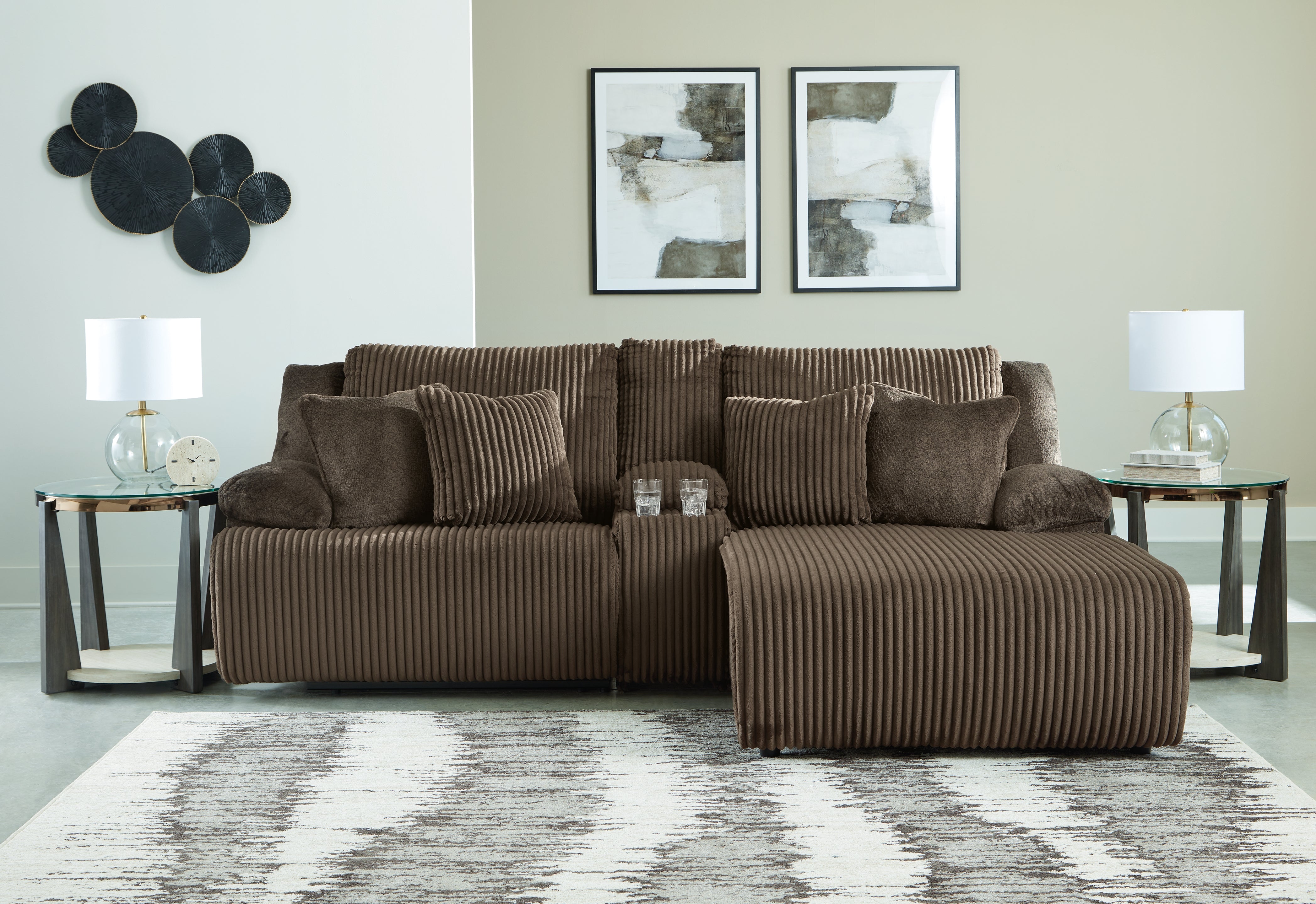 Top Tier 3-Piece Reclining Sectional Sofa with Chaise - MyWaynesHome #