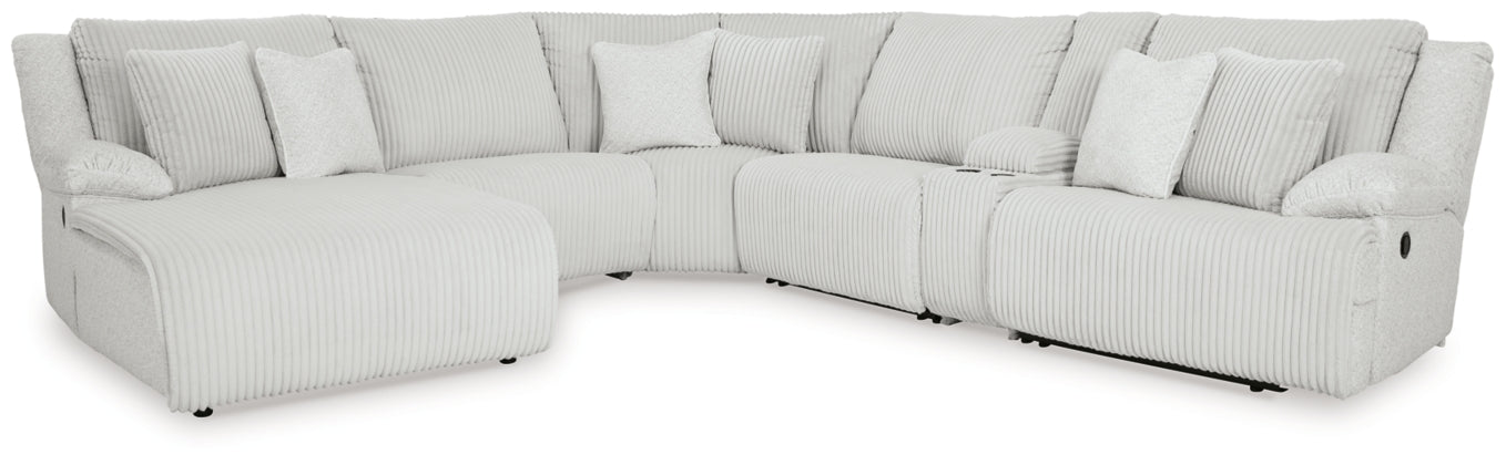 Top Tier 6-Piece Reclining Sectional with Chaise - MyWaynesHome #