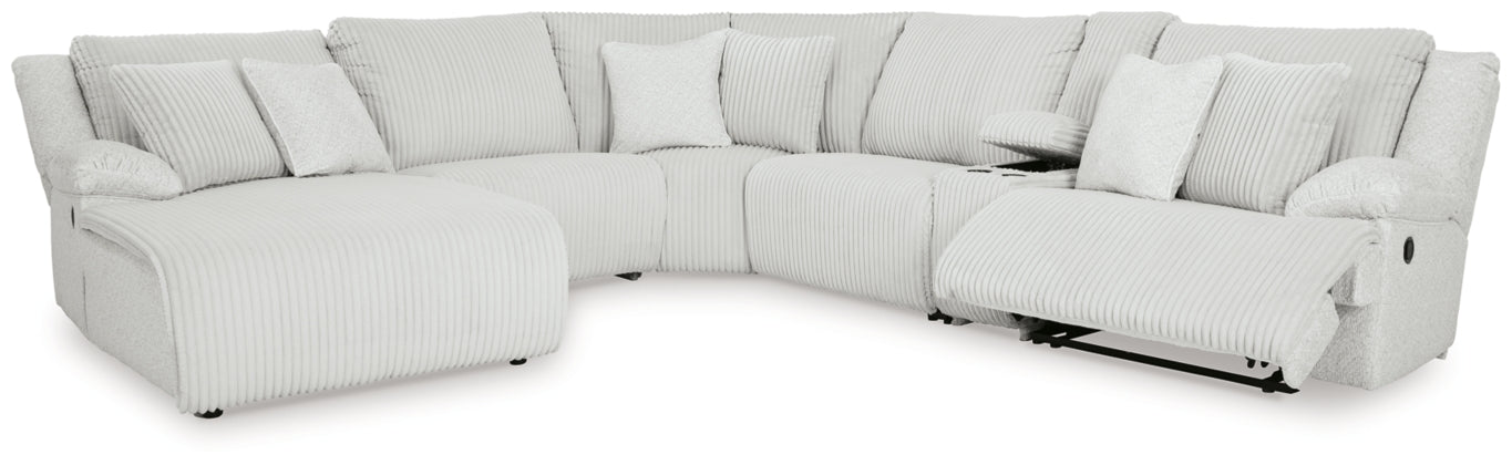 Top Tier 6-Piece Reclining Sectional with Chaise - MyWaynesHome #