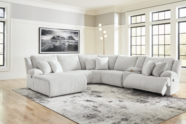 Top Tier 6-Piece Reclining Sectional with Chaise - MyWaynesHome #