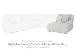 Top Tier Right-Arm Facing Power Reclining Back Chaise