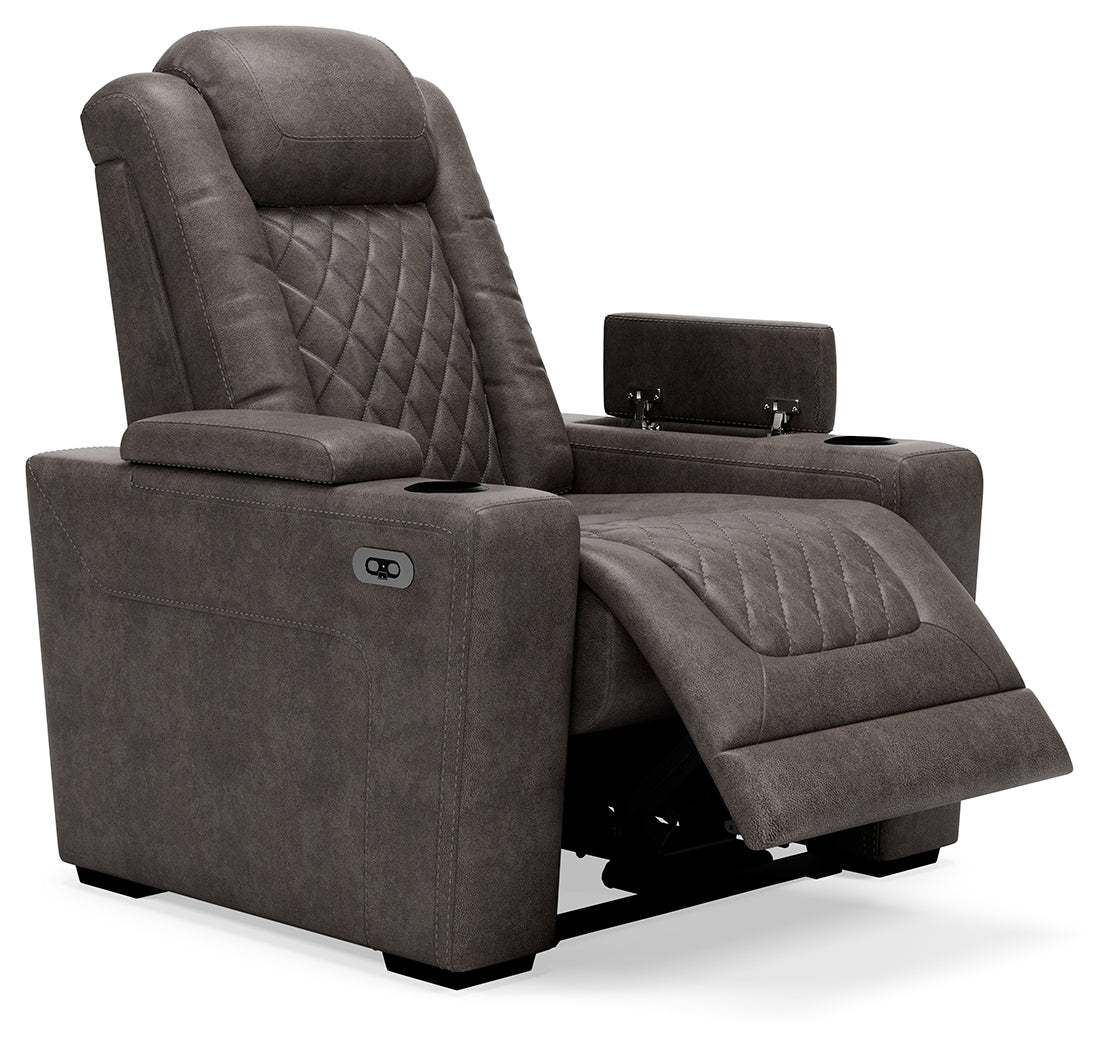 HyllMont Power Reclining Loveseat and Power Recliner