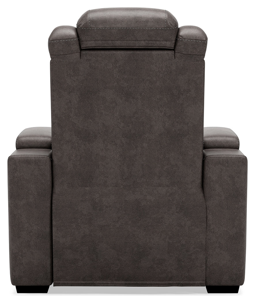 HyllMont Power Reclining Loveseat and Power Recliner