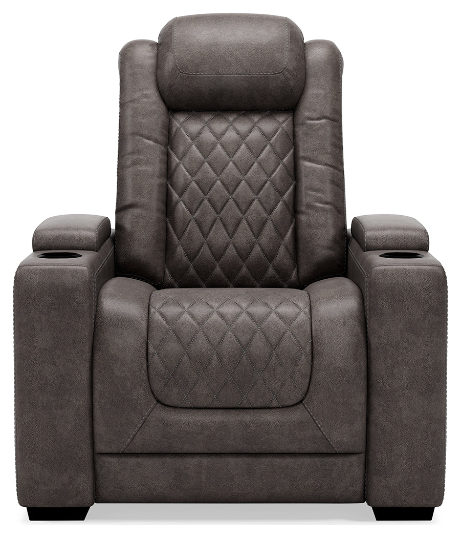HyllMont Power Reclining Loveseat and Power Recliner