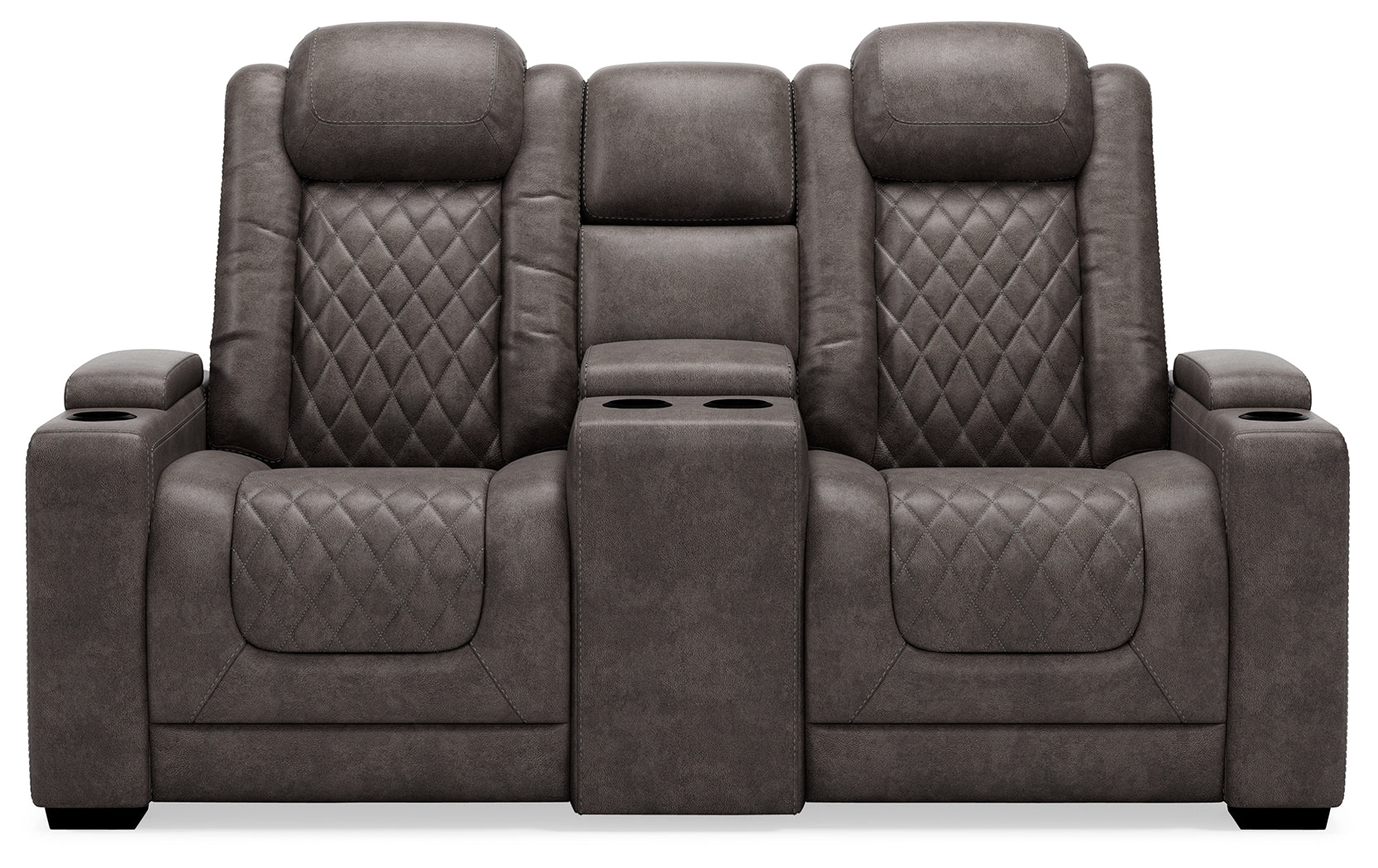 HyllMont Power Reclining Loveseat and Power Recliner