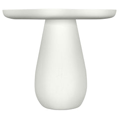 Perth 17-inch Side Table With Cloud-shaped Top Off White
