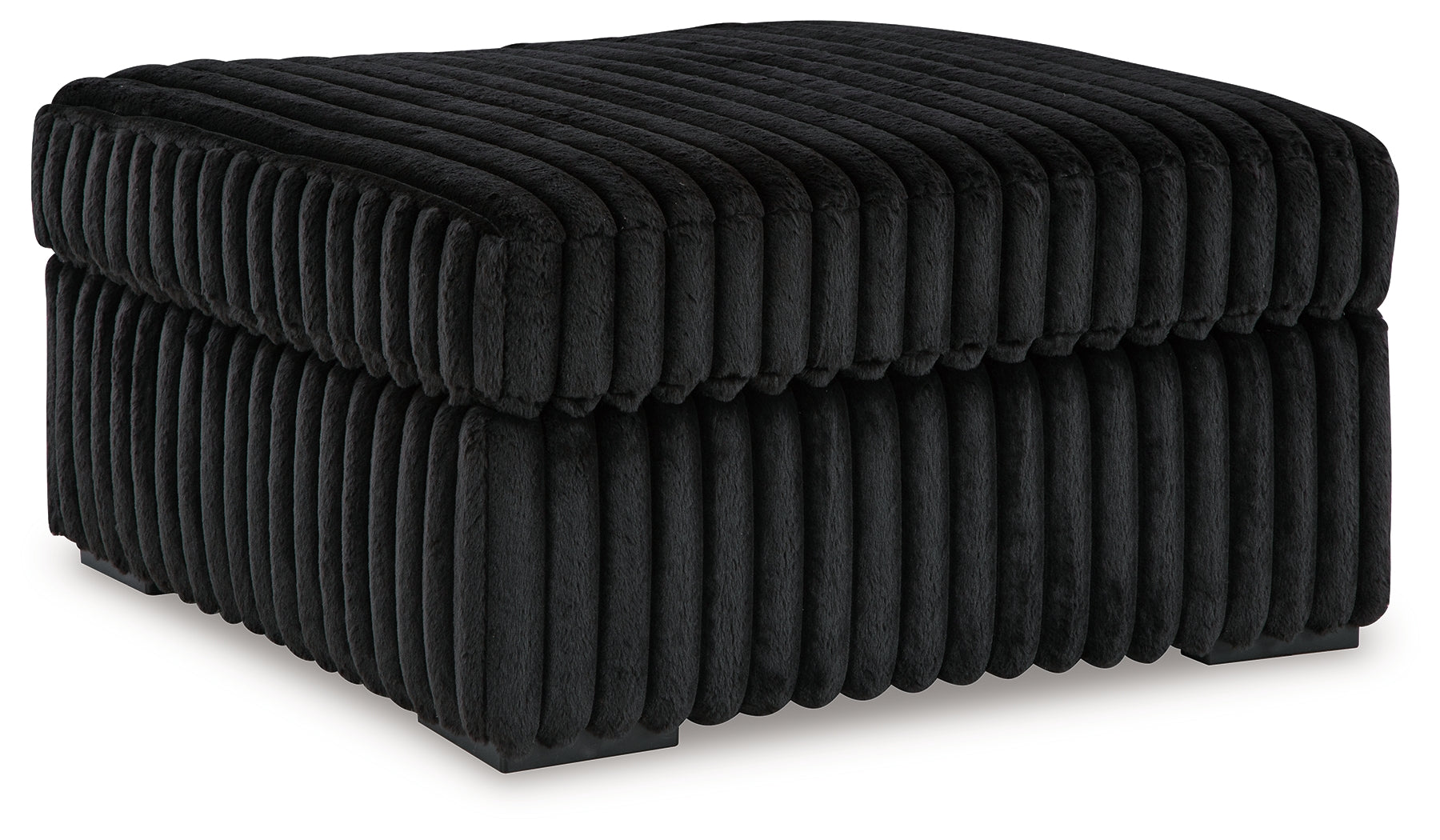 Midnight-Madness 4-Piece Sectional and Ottoman