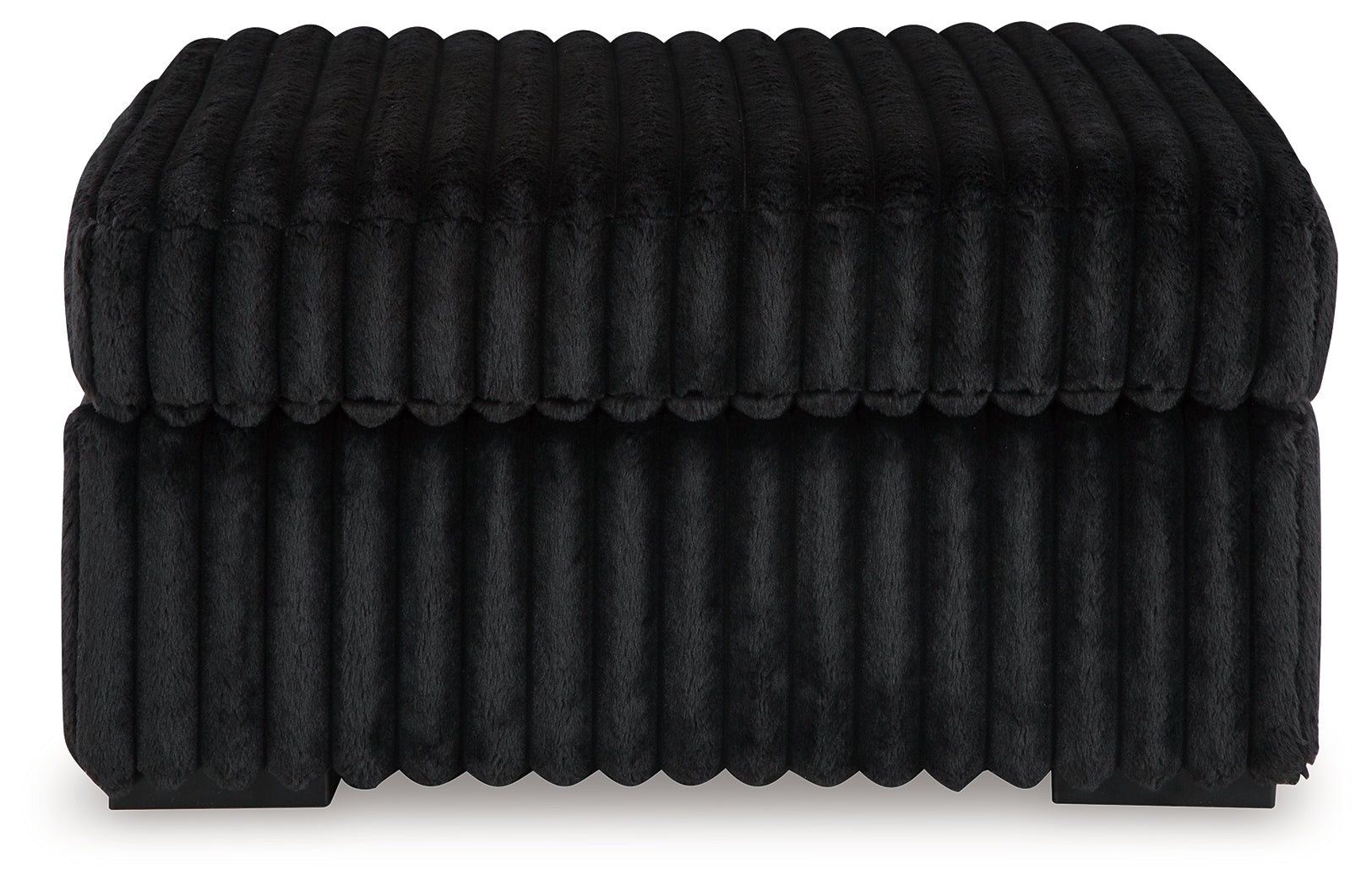 Midnight-Madness Oversized Chaise and Oversized Accent Ottoman