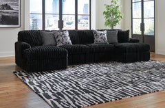 Midnight-Madness 3-Piece Sectional with Chaise - MyWaynesHome #
